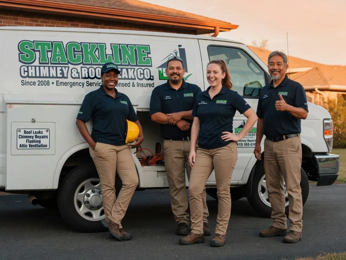 Chimney flashing repair company in Tioga, ND